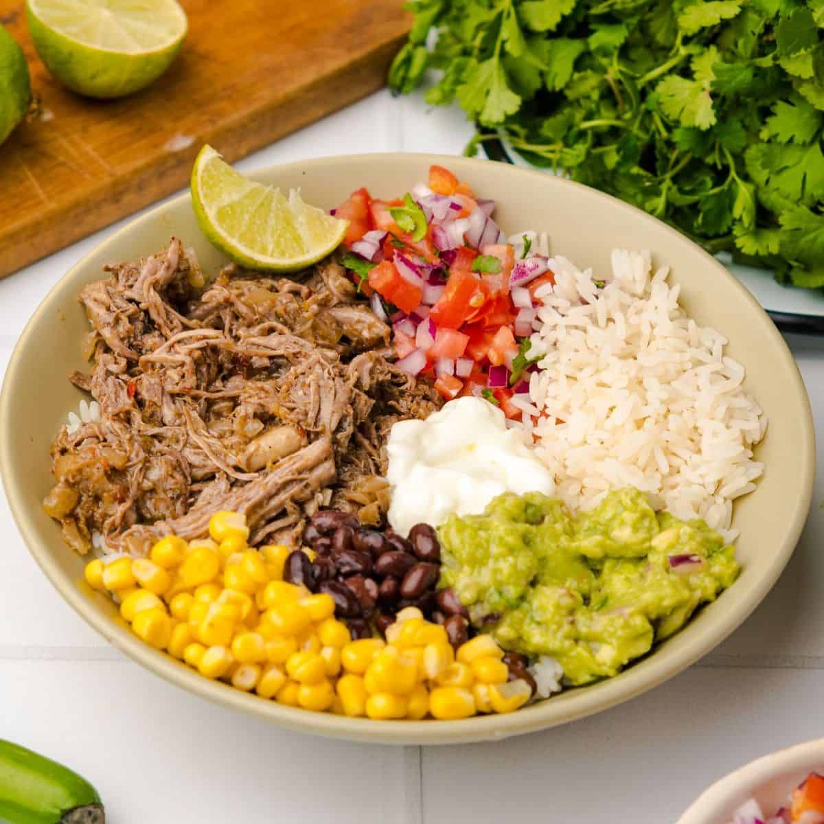 Homemade Barbacoa Burrito Bowls: Better Than Chipotle